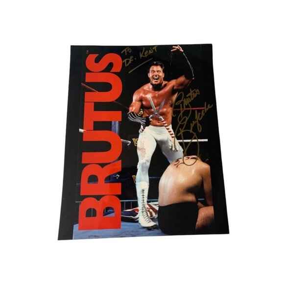 Signed Brutus the Barber Beefcake WWF 8x10 Photo Personalized Autograph - Picture 2 of 5